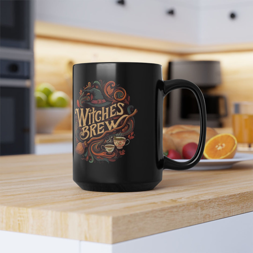 Witches Brew 15oz Black Ceramic Mug
