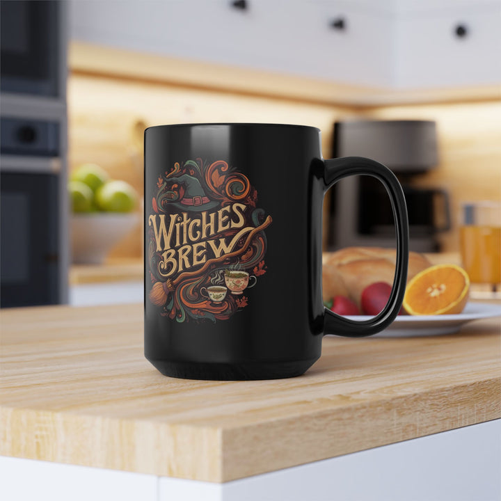 Witches Brew 15oz Black Ceramic Mug