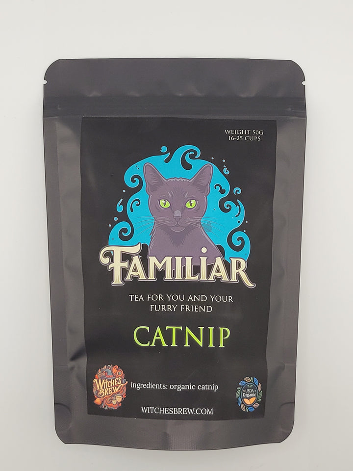 Familiar Catnip package with brand logo on a white background