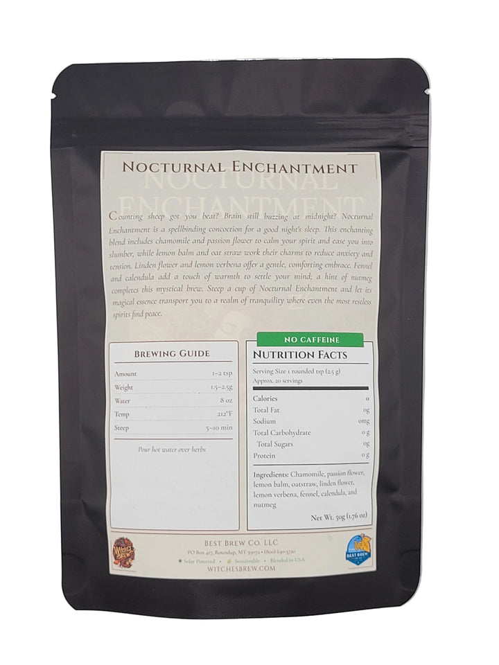 Nocturnal Enchantment package with 'Nocturnal Enchantment' branding on a white background