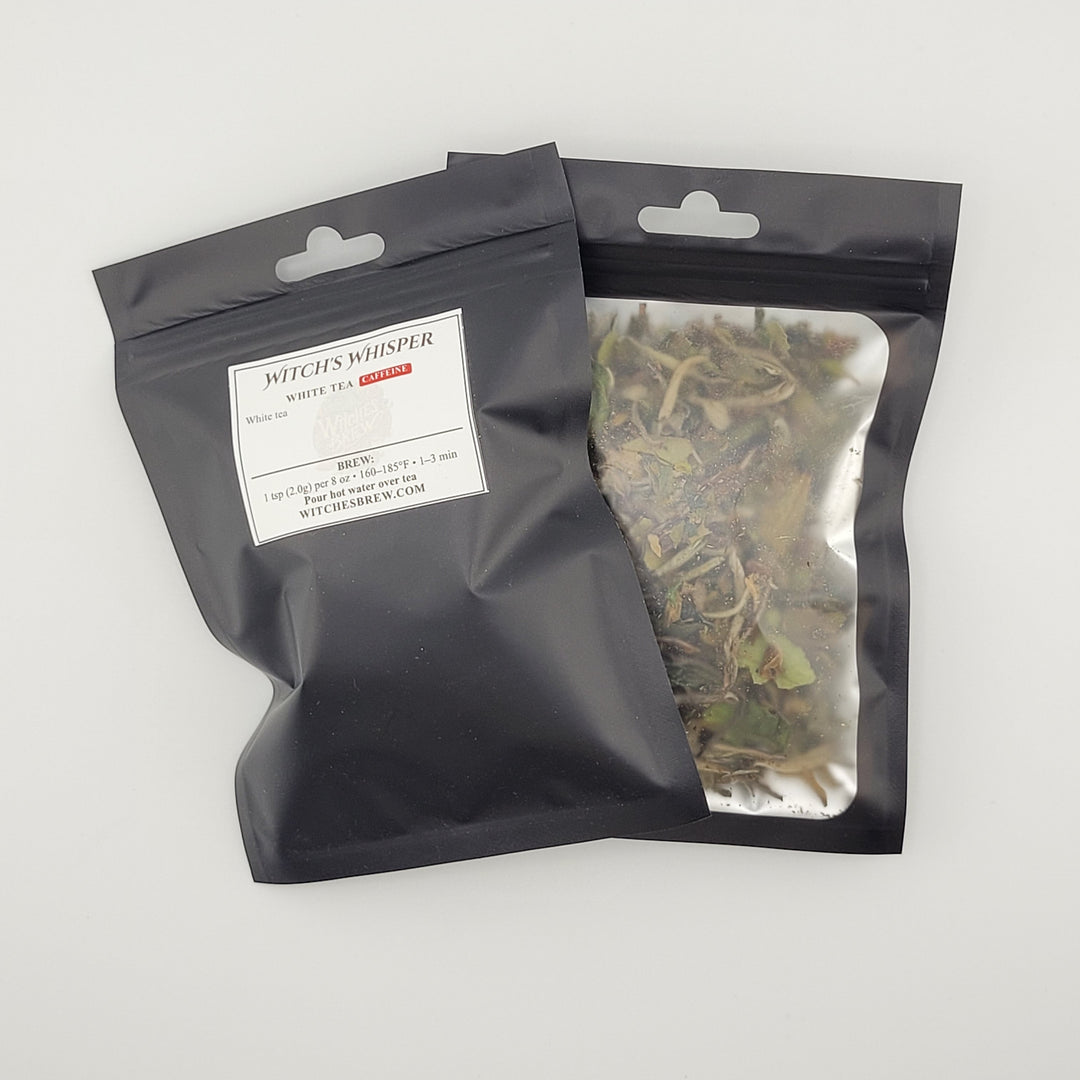 Two black ziplock bags with visible contents on a white background